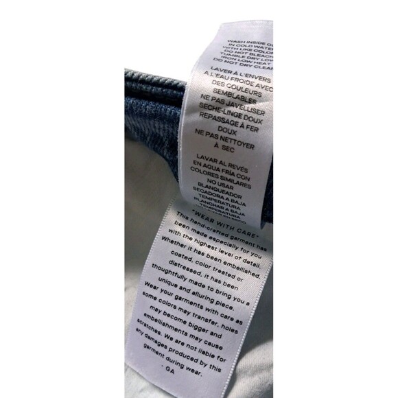 Good American Jeans Womens 12/31 Good Skate Wide Leg 90s Loose High Rise Stretch - Picture 10 of 13